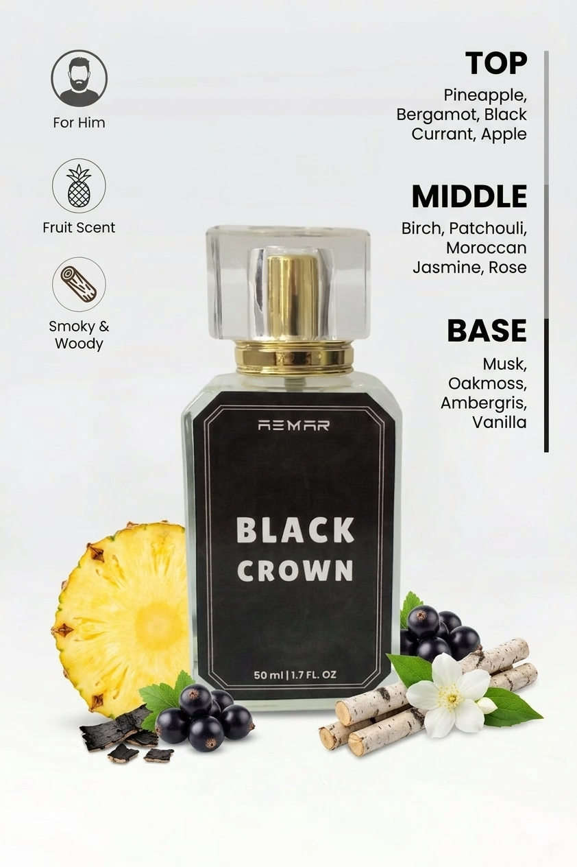 Aemar Black Crown Inspired By Aventus Creed