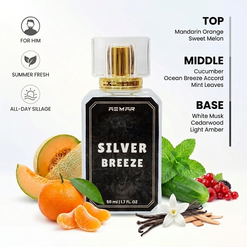 Aemar Silver Breeze – Summer Fragrance for Men